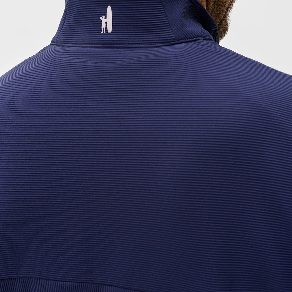 Johnnie-O Hoppin Ribbed Knit Performance 1/4 Zip Pullover