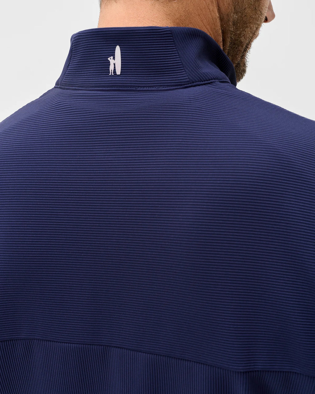 Johnnie-O Hoppin Ribbed Knit Performance 1/4 Zip Pullover