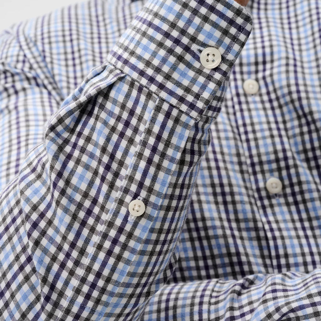 Johnnie-O Natural Performance Button Down Shirt - Highland Pane