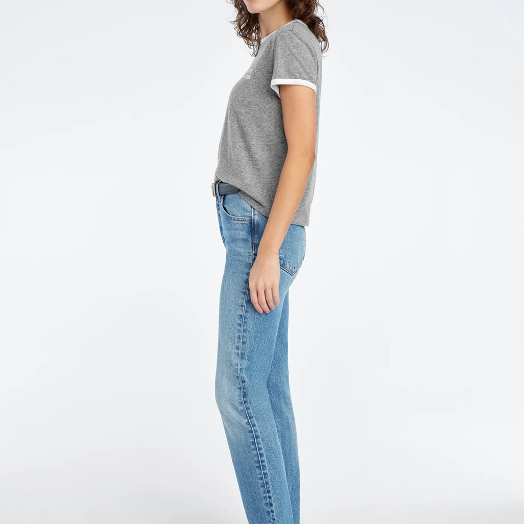 Favorite Daughter The Collegiate Logo Ringer Tee