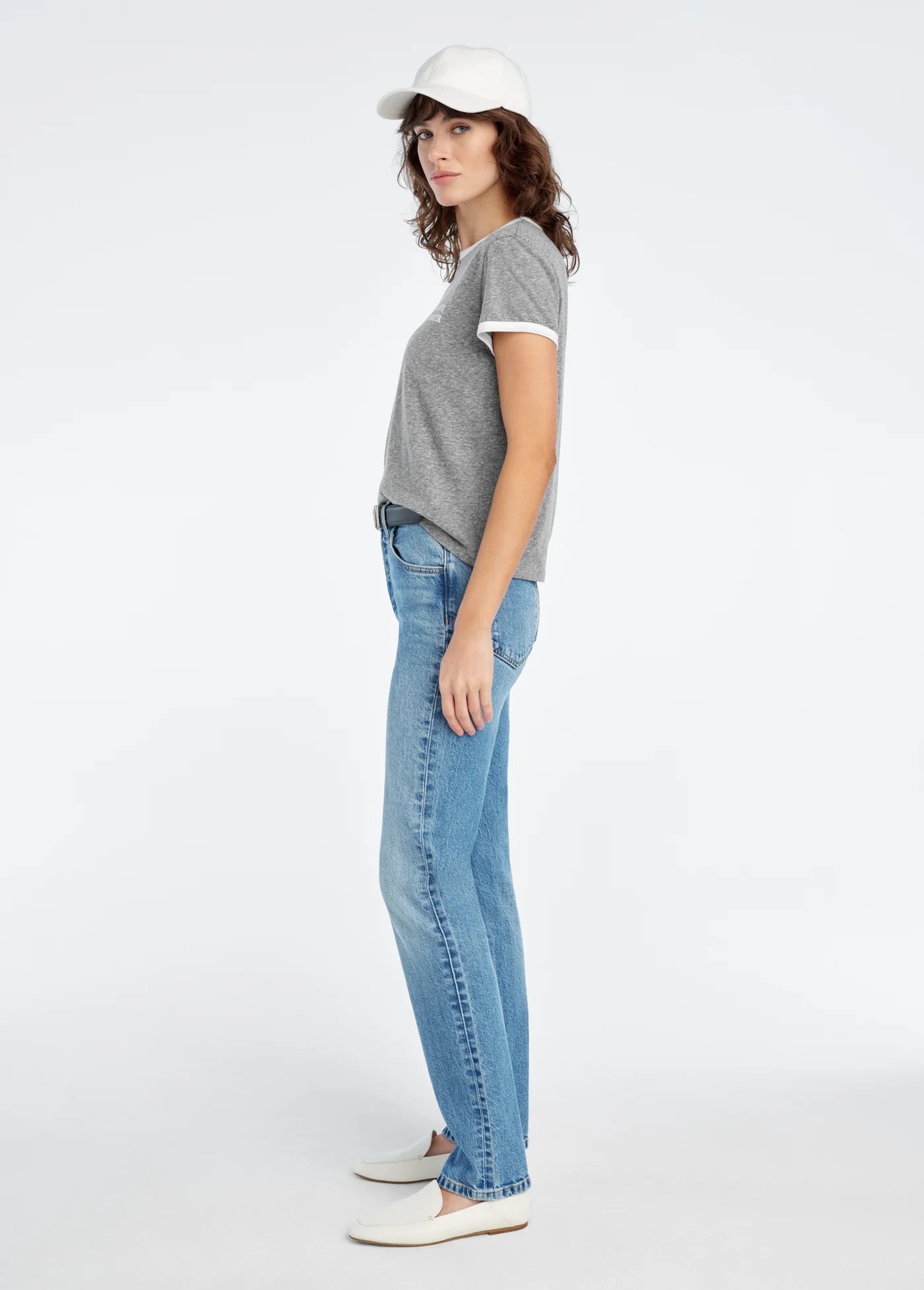 Favorite Daughter The Collegiate Logo Ringer Tee