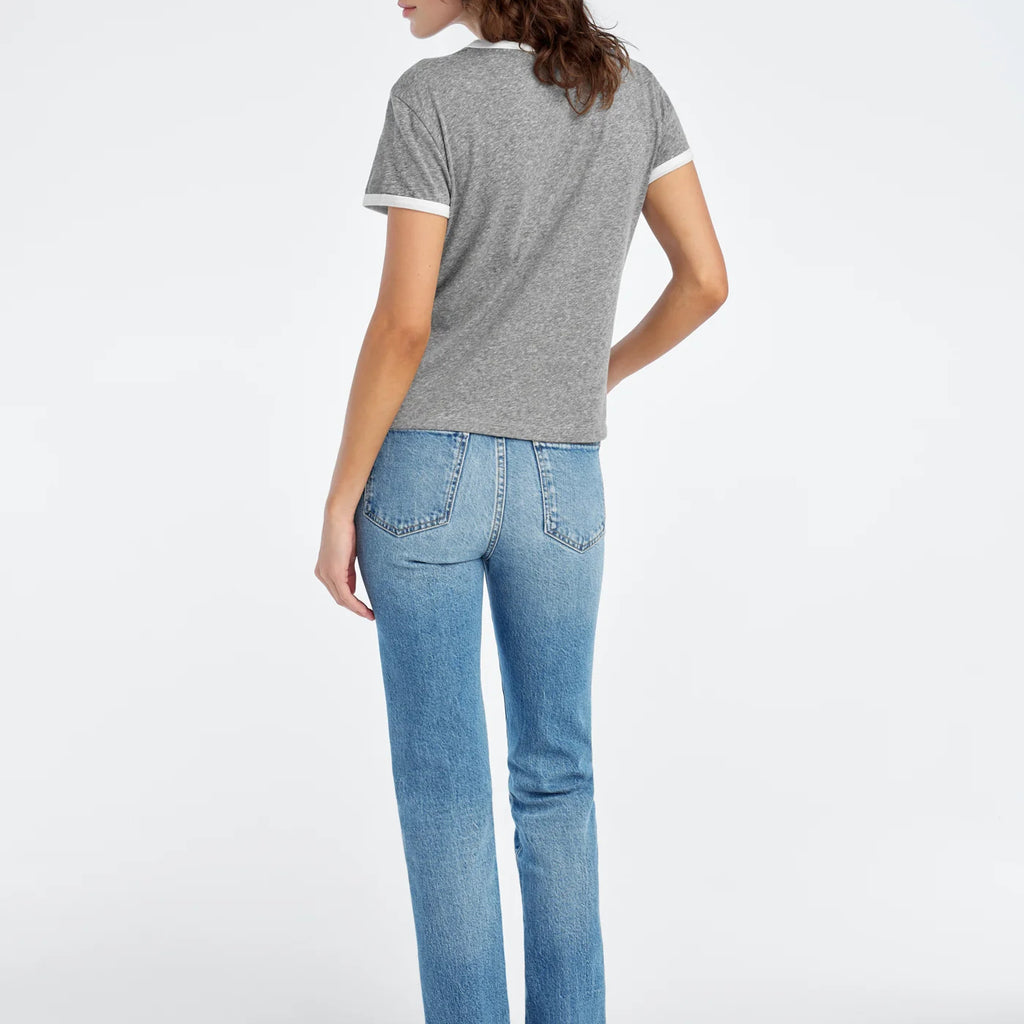 Favorite Daughter The Collegiate Logo Ringer Tee