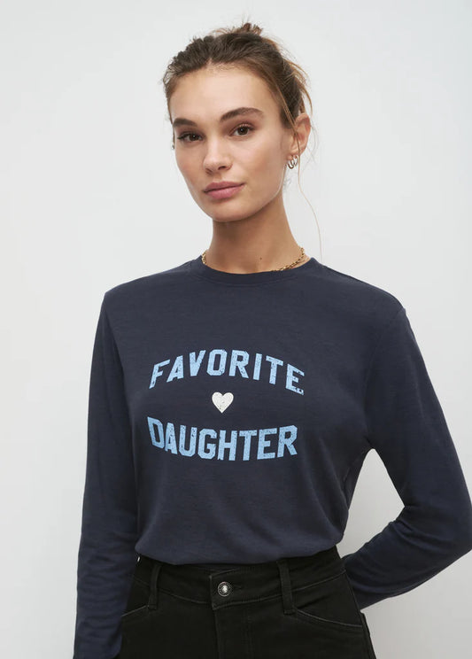 Favorite Daughter The Long Sleeve Logo Tee