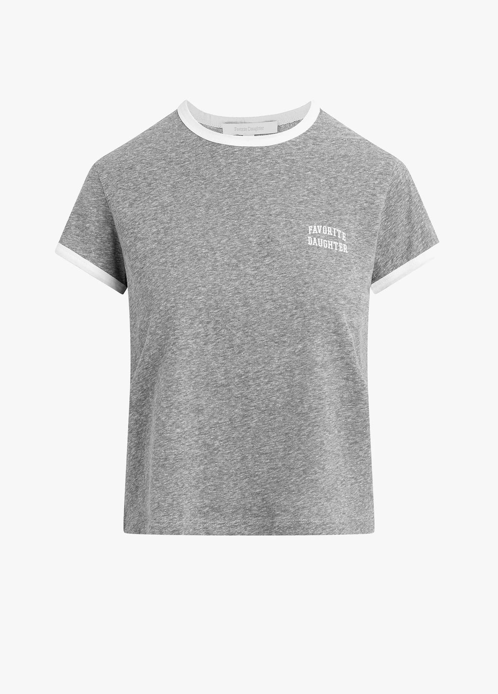 Favorite Daughter The Collegiate Logo Ringer Tee
