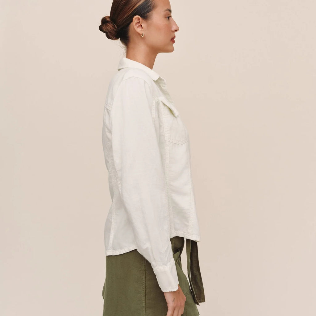 Bella Dahl Fitted Trucker Shirt