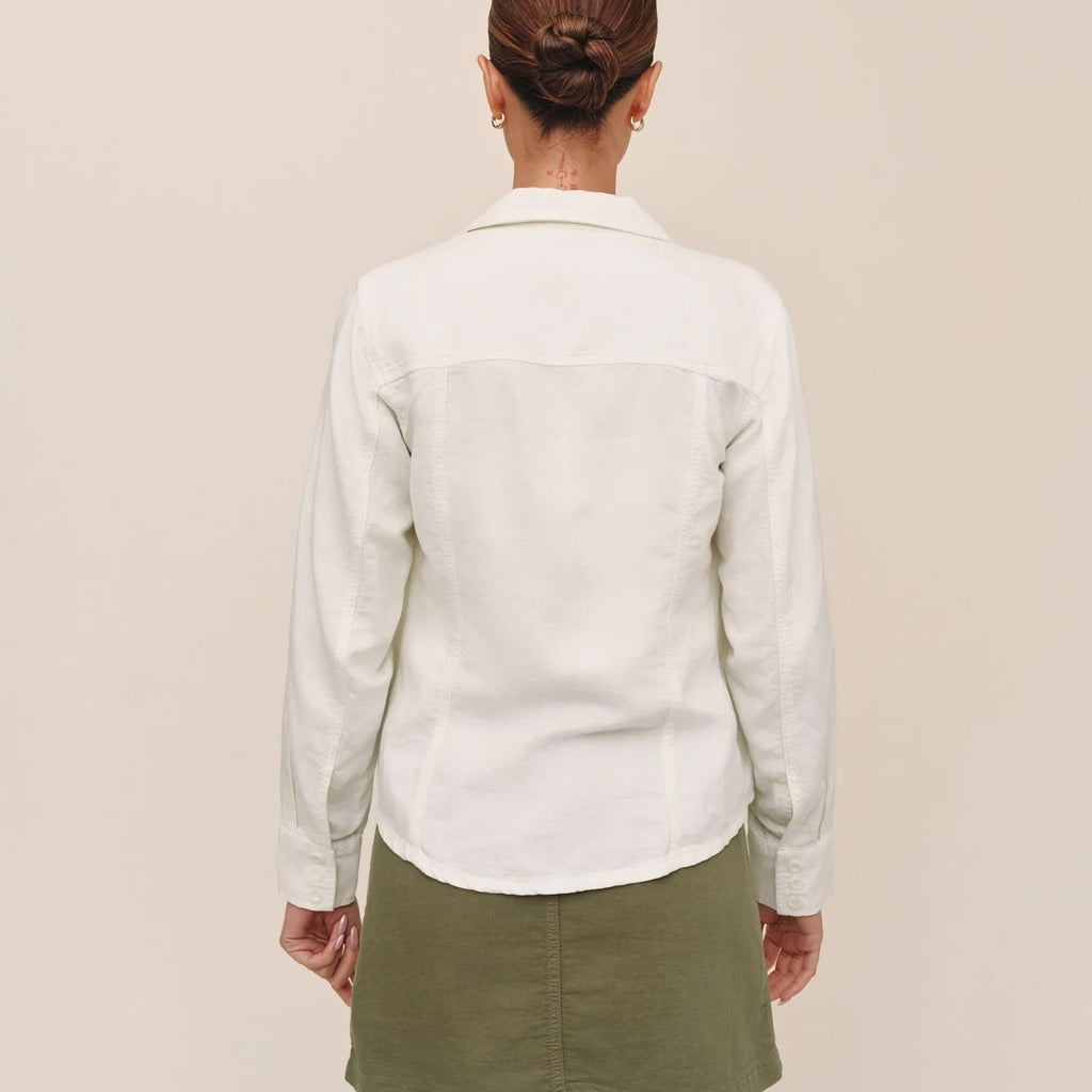 Bella Dahl Fitted Trucker Shirt
