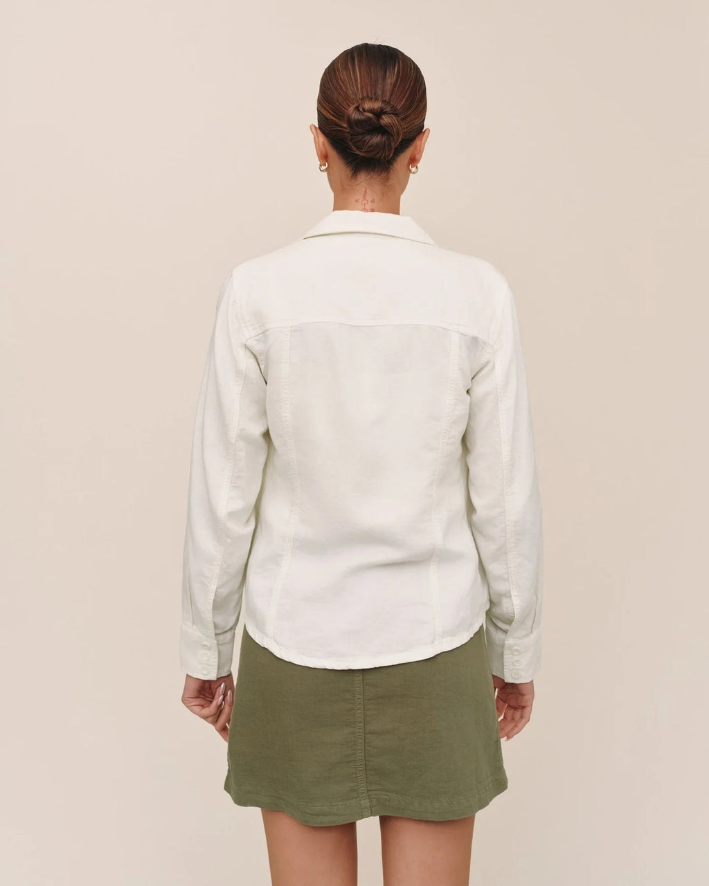 Bella Dahl Fitted Trucker Shirt