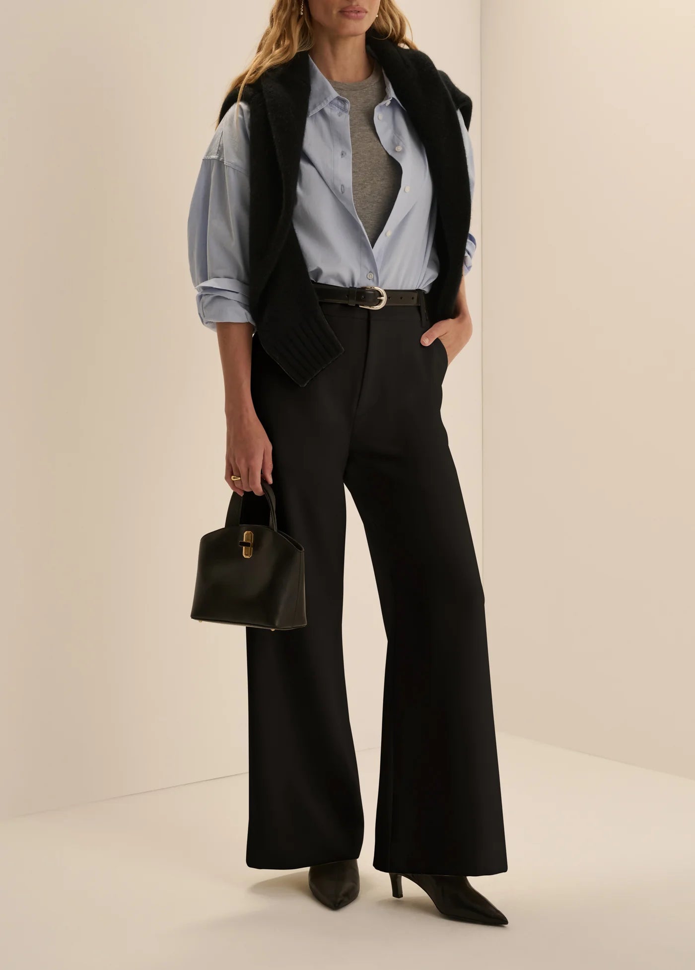 Favorite Daughter The Petite Jones Wide Leg Pant
