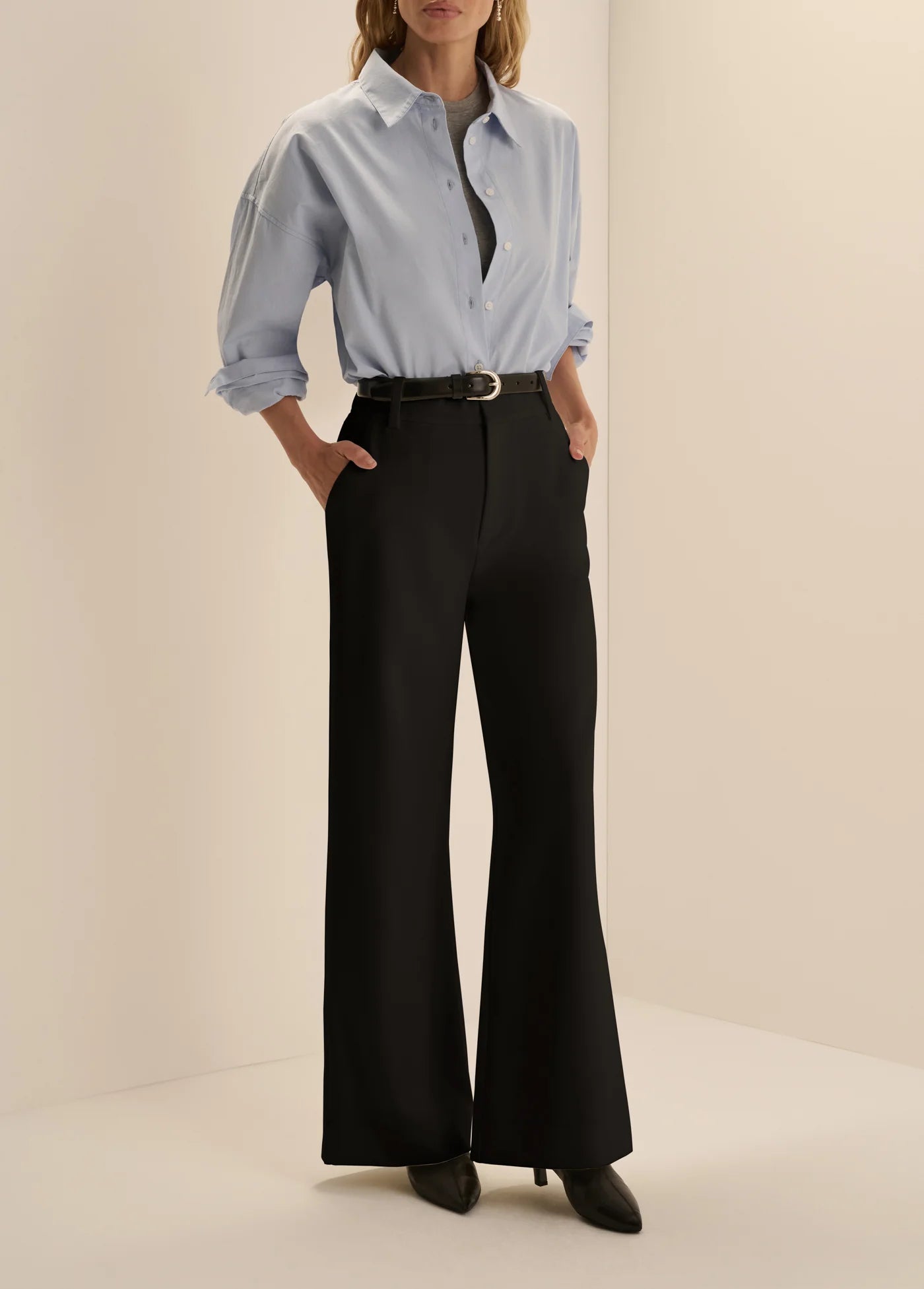 Favorite Daughter The Petite Jones Wide Leg Pant
