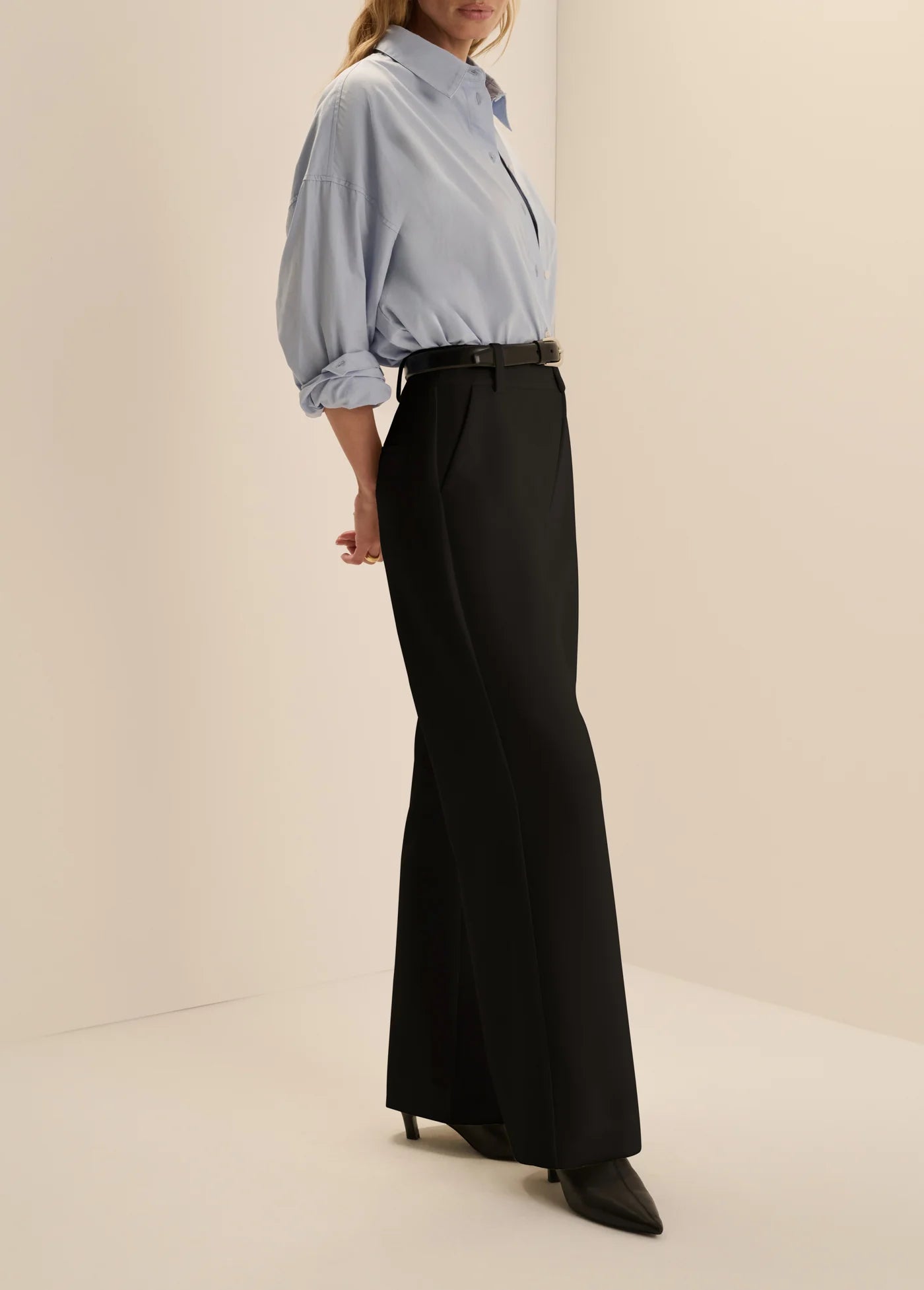 Favorite Daughter The Petite Jones Wide Leg Pant