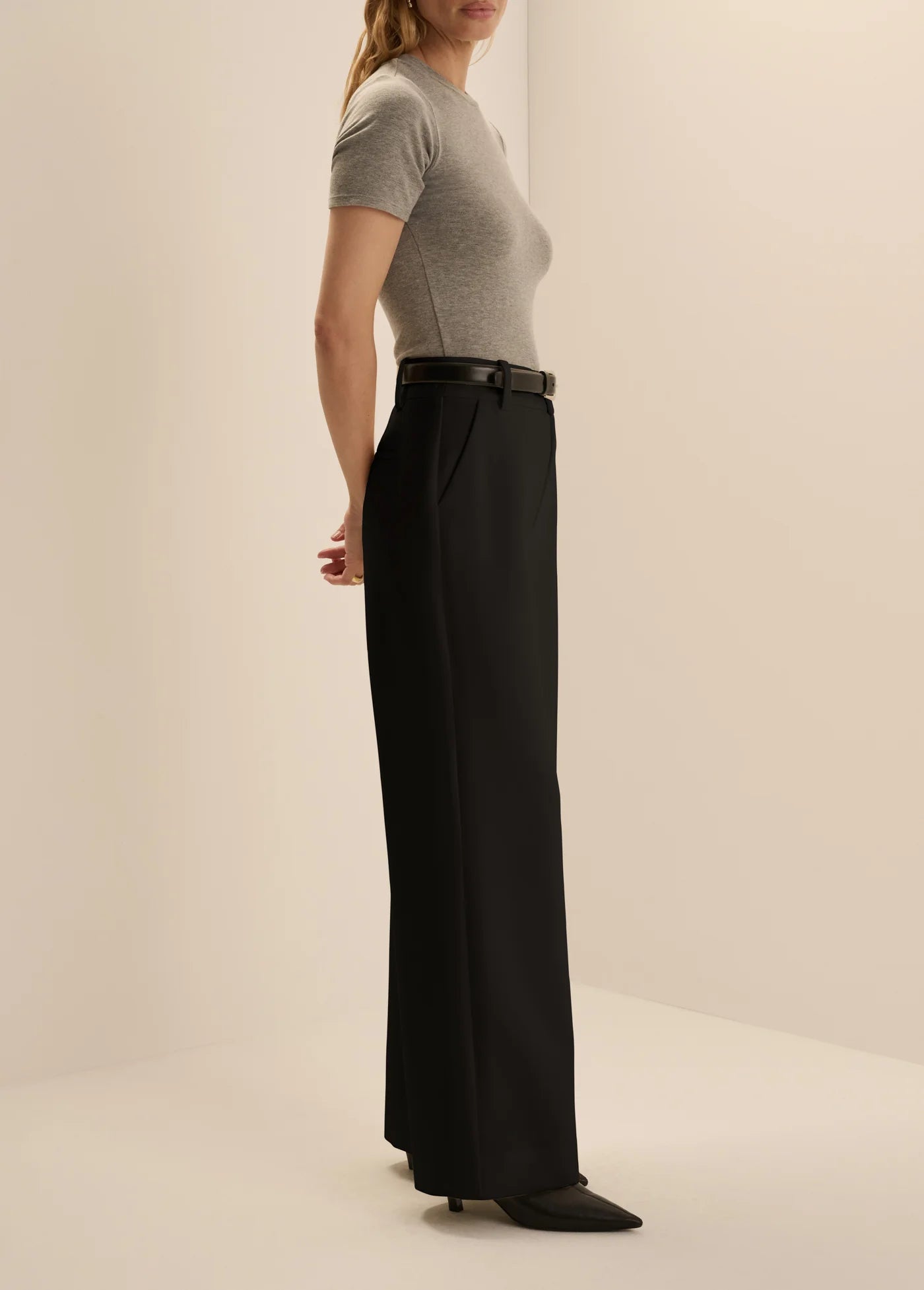 Favorite Daughter The Petite Jones Wide Leg Pant
