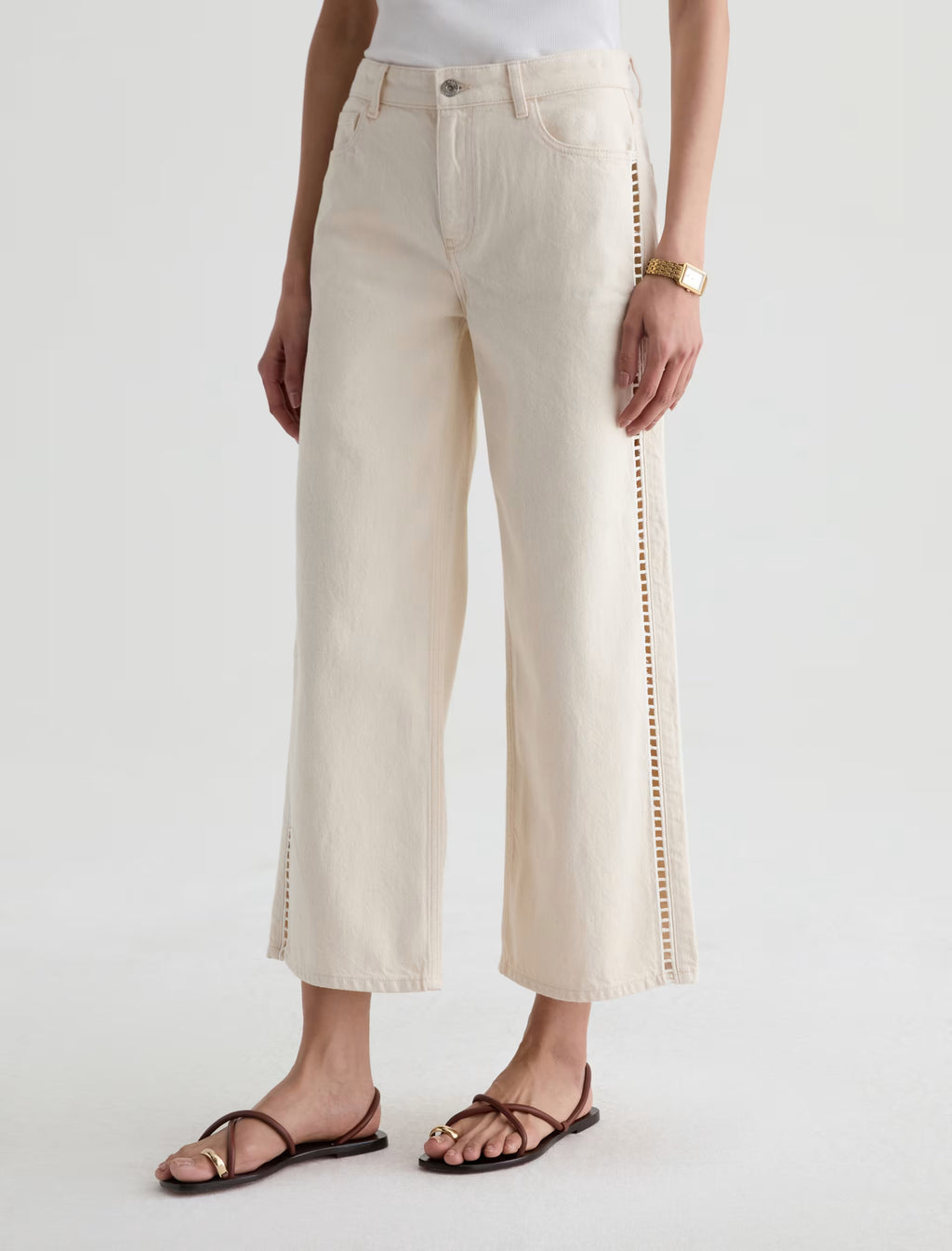 AG Saige Wide Leg Crop Jean