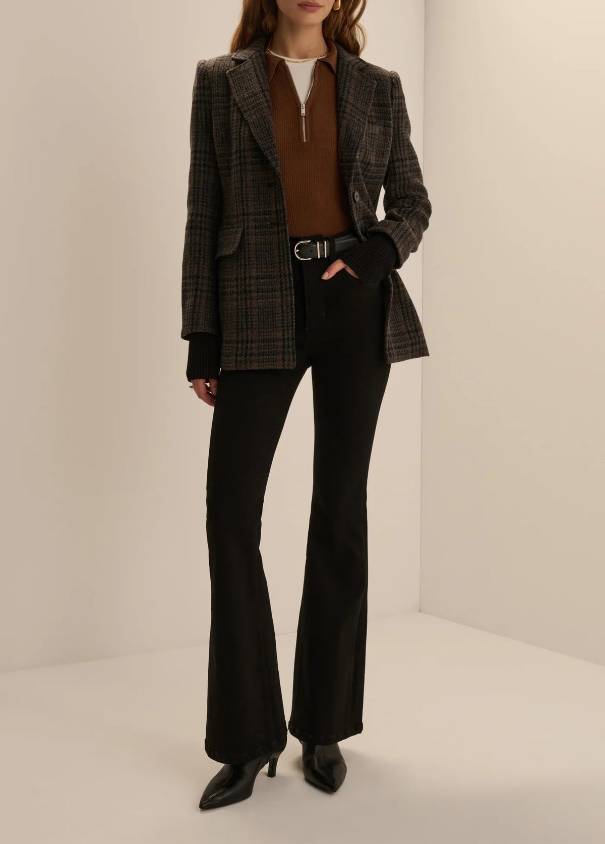 Favorite Daughter The Plaid City Blazer