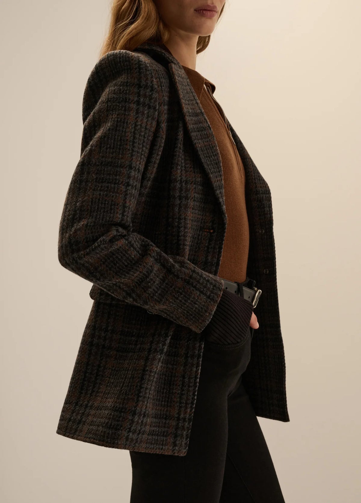 Favorite Daughter The Plaid City Blazer