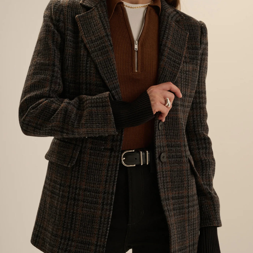 Favorite Daughter The Plaid City Blazer