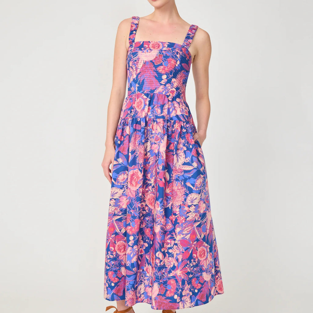 Gilner Farrar Julien dress in Rose Bushes