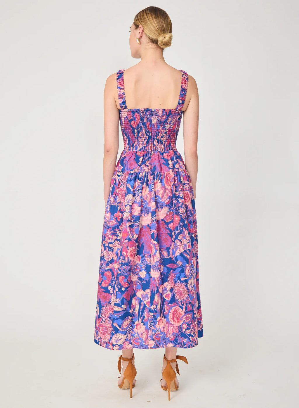 Gilner Farrar Julien dress in Rose Bushes