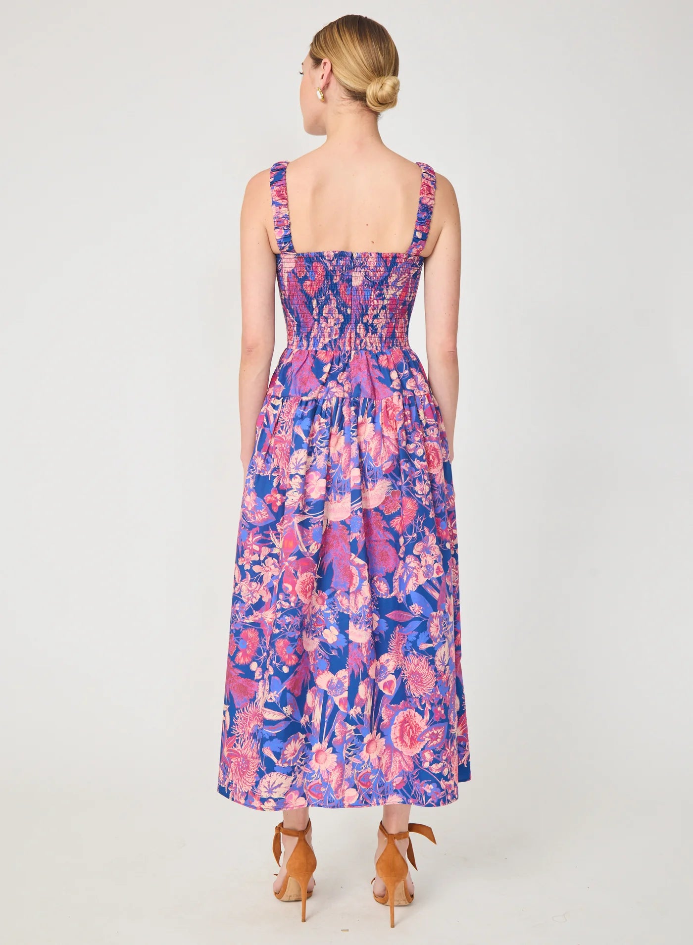 Gilner Farrar Julien dress in Rose Bushes