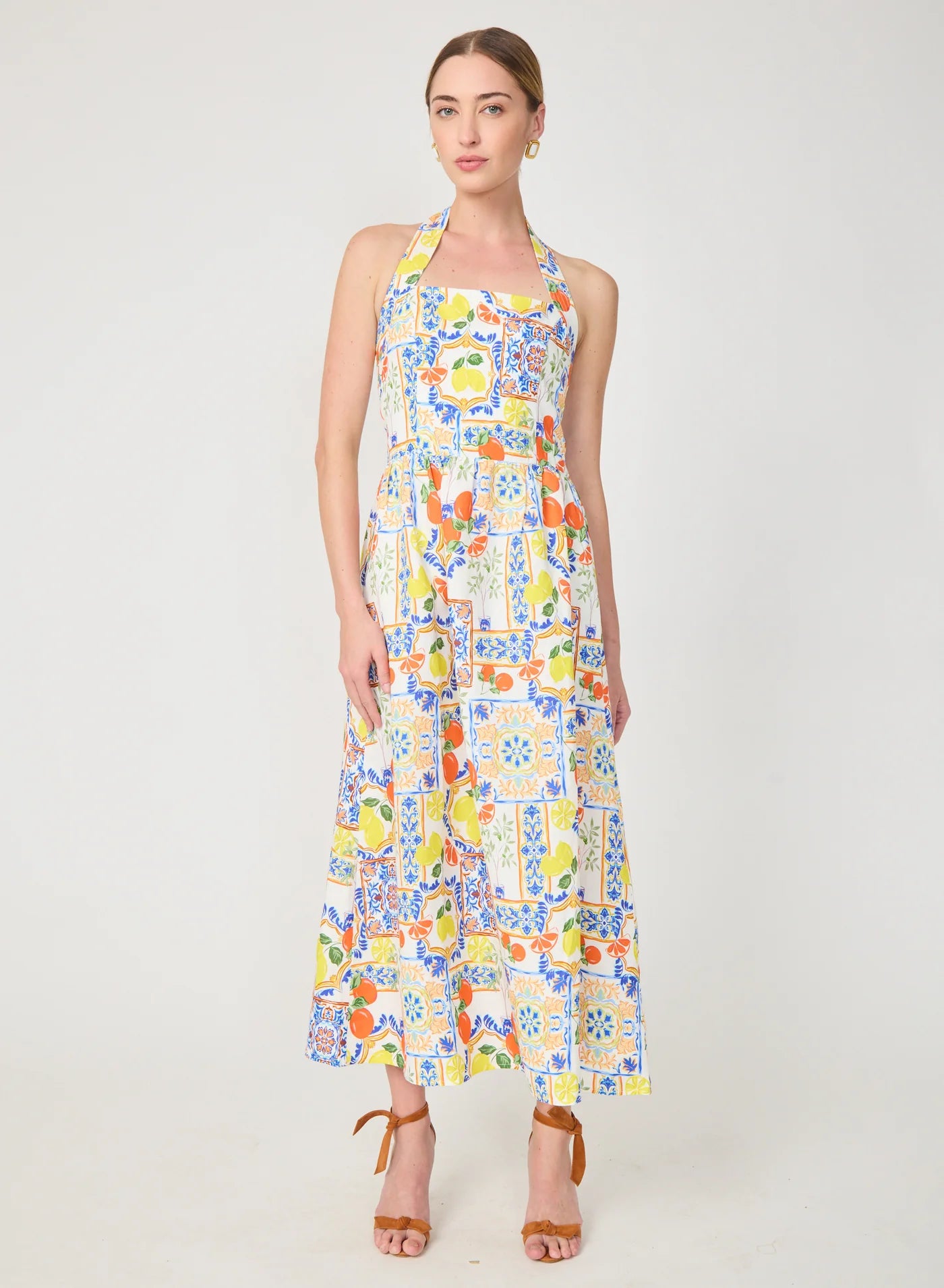 Gilner Farrar Colby Dress Naples Print