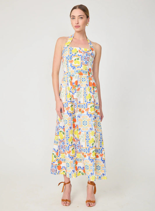 Gilner Farrar Colby Dress Naples Print