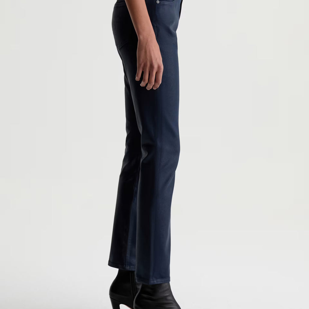 AG Mari Coated Jean Mid-Rise Slim Straight