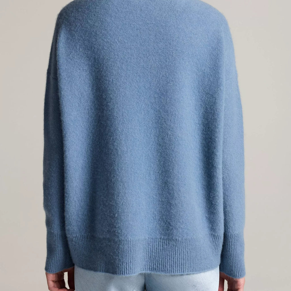 Vince Plush Cashmere Funnel-Neck Sweater