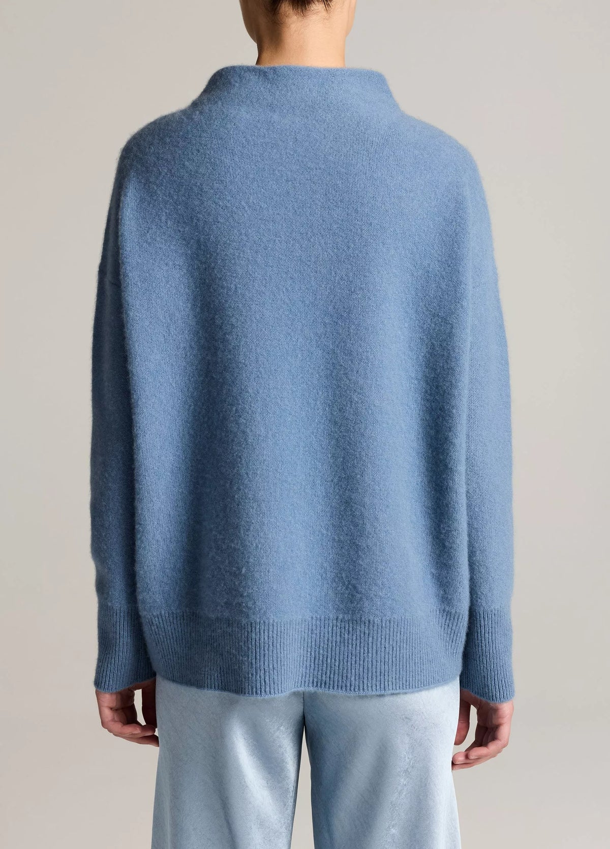 Vince Plush Cashmere Funnel-Neck Sweater