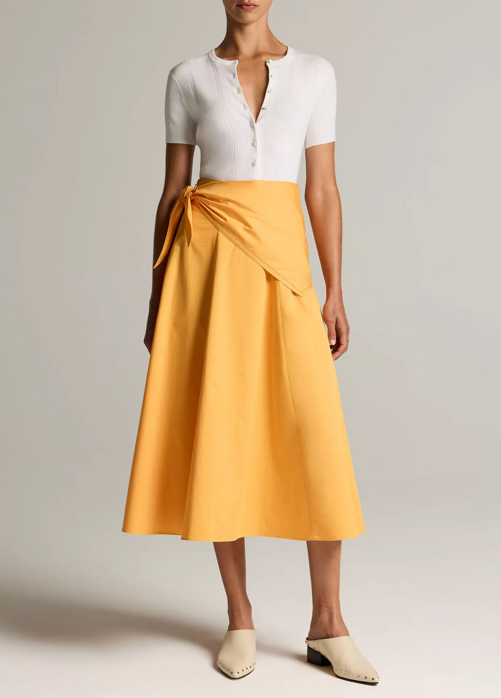 Vince Ribbed Cotton Short-Sleeve Cardigan