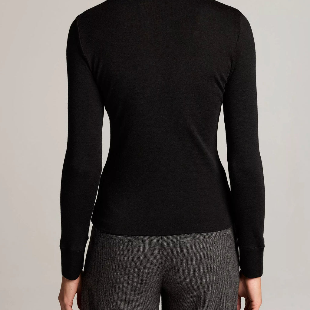 Vince Multi-Button Collared Cardigan Top