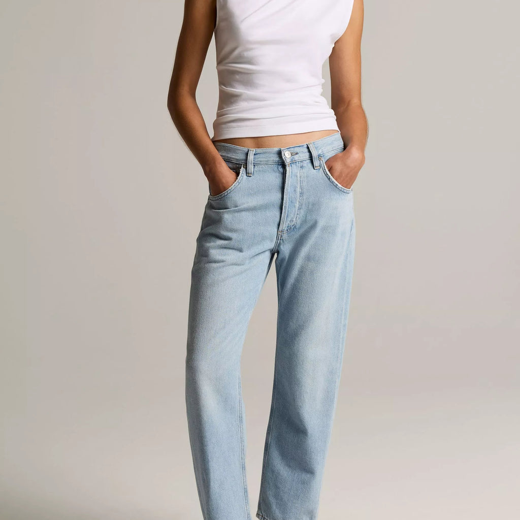 Vince Pima Cotton Draped Sleeveless Top