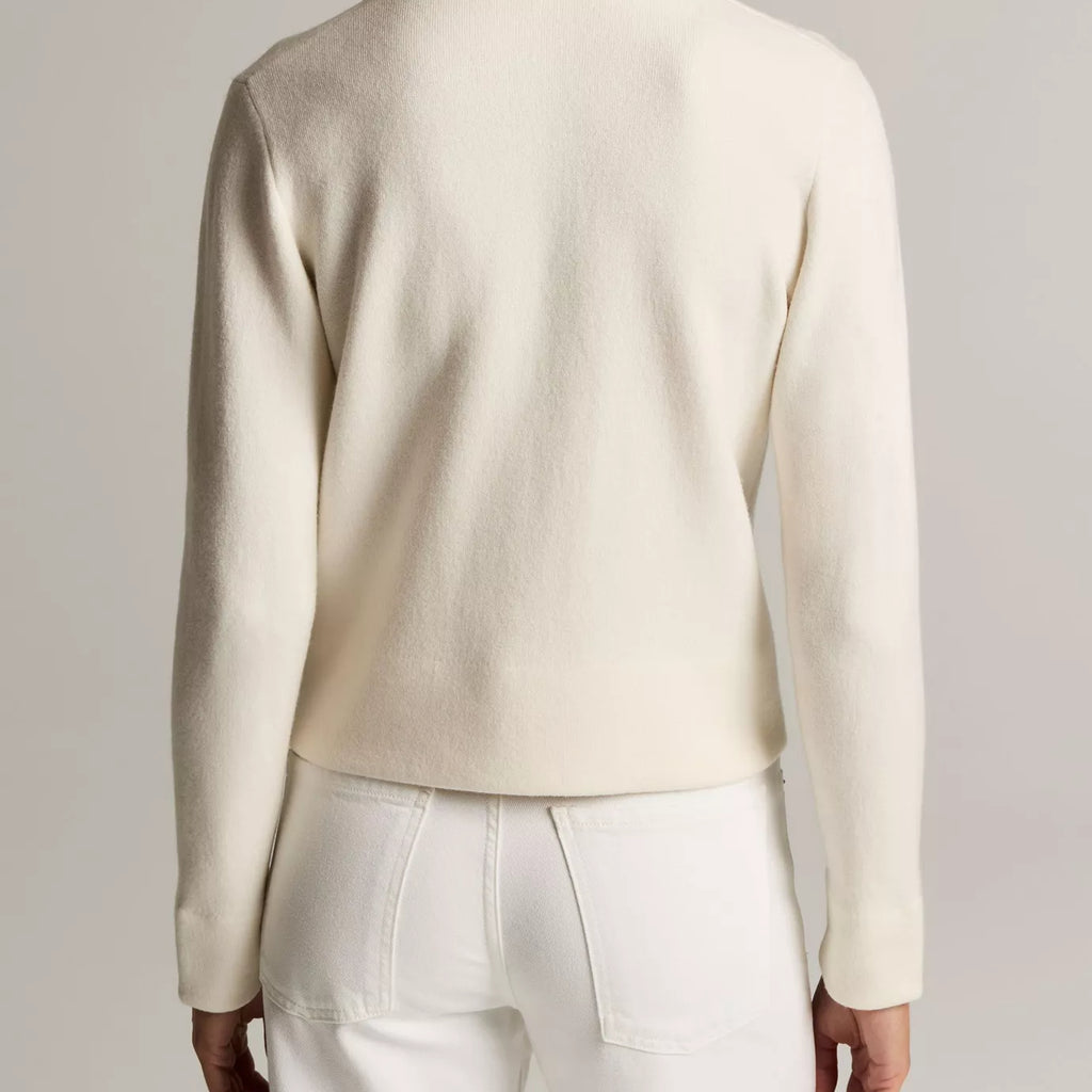 Vince Notch-Collar Double-Face Wool-Blend Cardigan