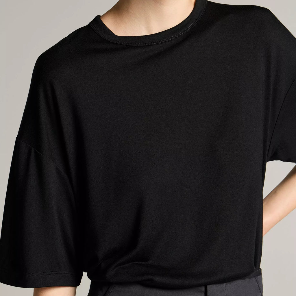 Vince Modal-Silk Relaxed T-Shirt