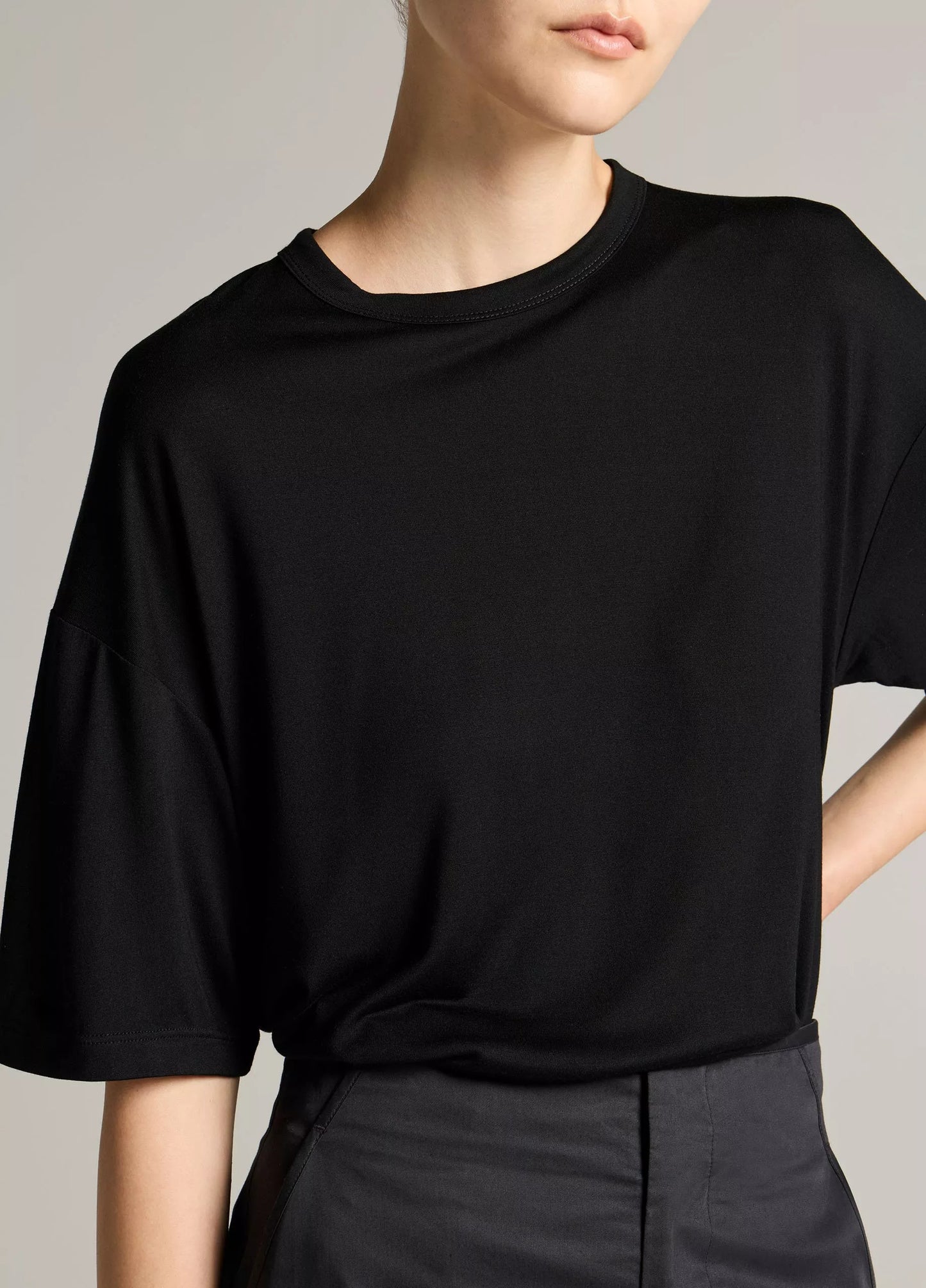 Vince Modal-Silk Relaxed T-Shirt