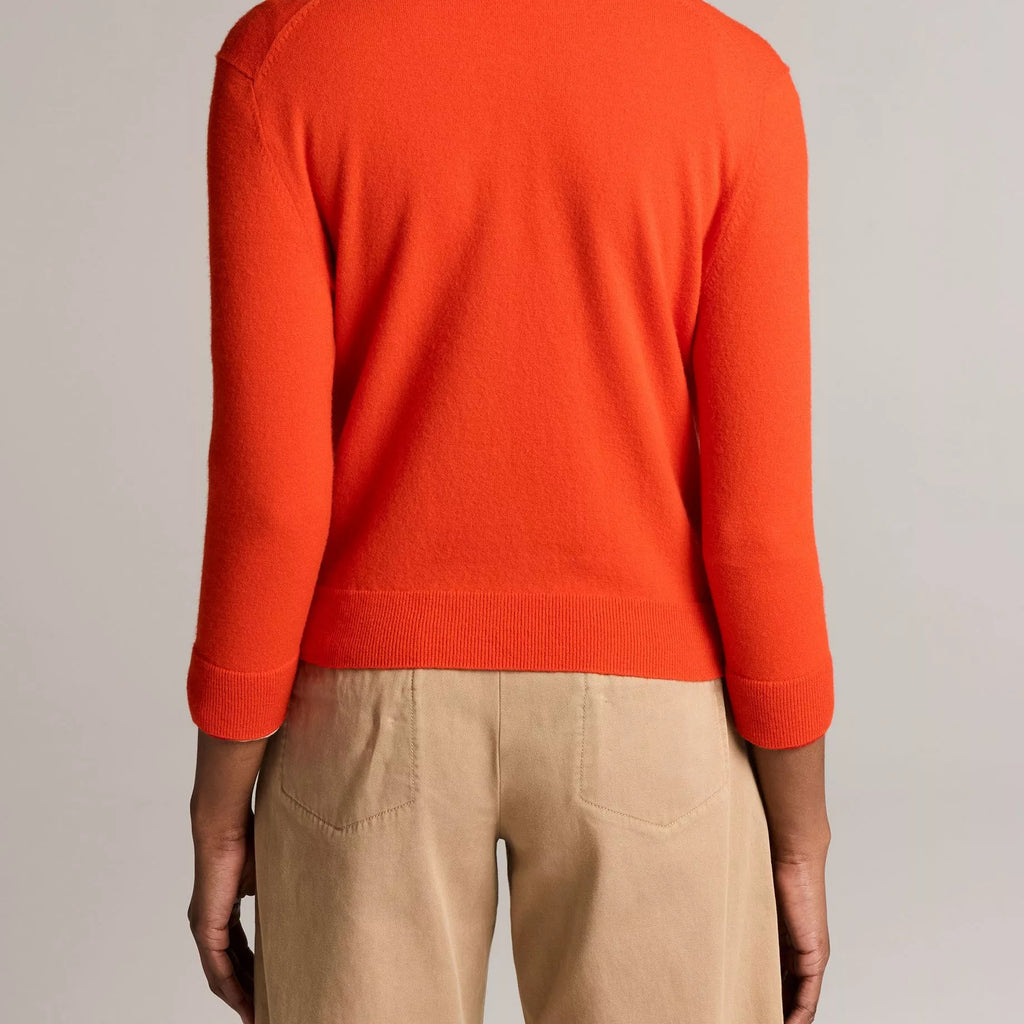 Vince Double-Trim Merino Wool & Cashmere-Blend Polo Sweater