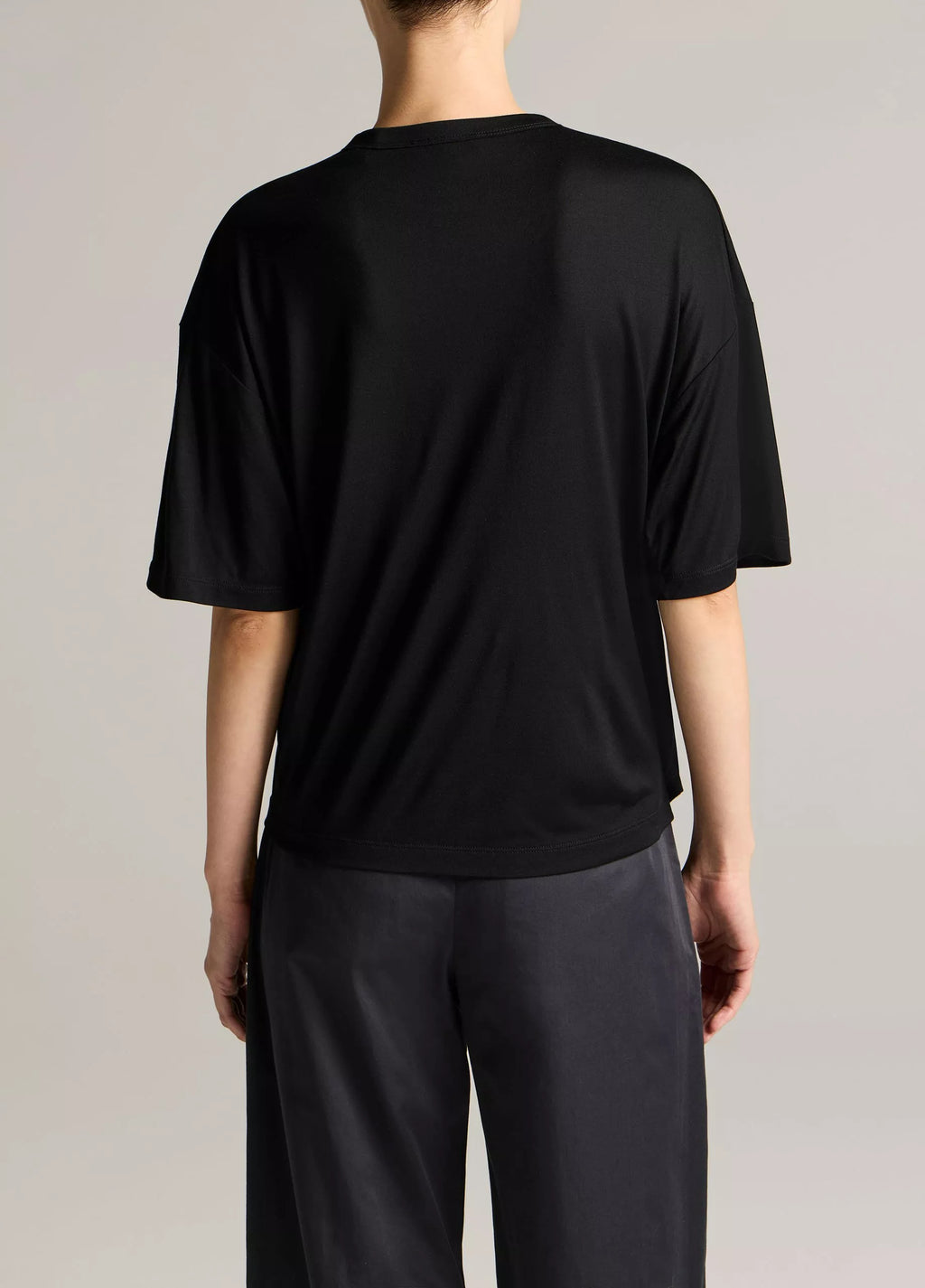 Vince Modal-Silk Relaxed T-Shirt