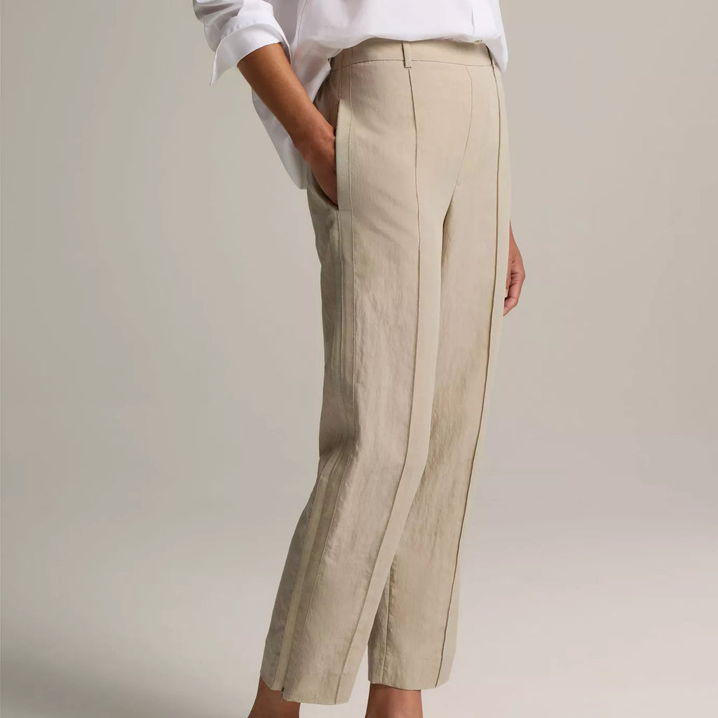 Vince Grace Side-Strap Mid-Rise Pull-On Pant