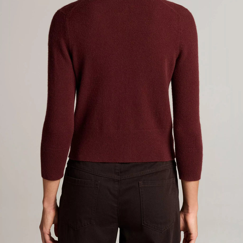 Vince Metal-Button Wool & Cashmere-Blend Cardigan