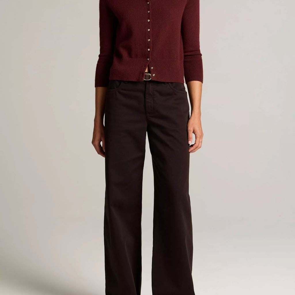 Vince Metal-Button Wool & Cashmere-Blend Cardigan