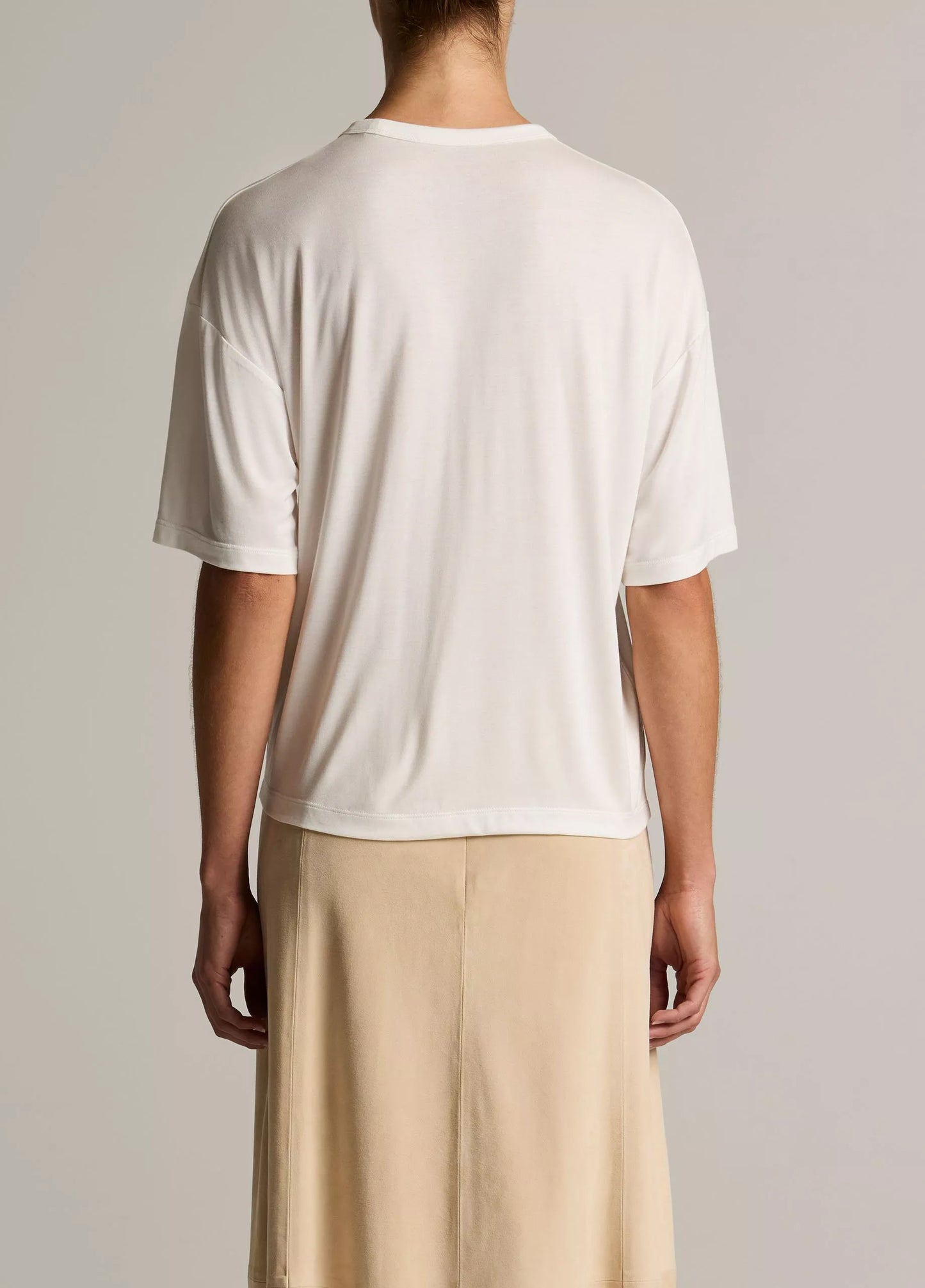 Vince Modal-Silk Relaxed T-Shirt