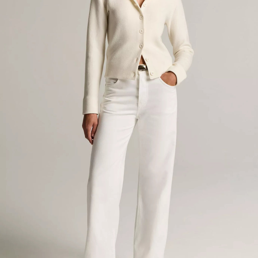 Vince Notch-Collar Double-Face Wool-Blend Cardigan