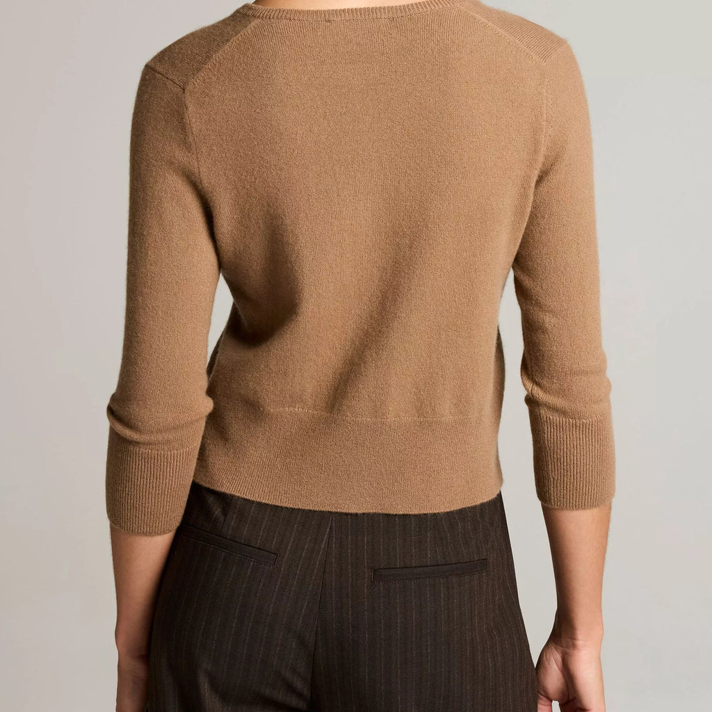 Vince Metal-Button Wool & Cashmere-Blend Cardigan