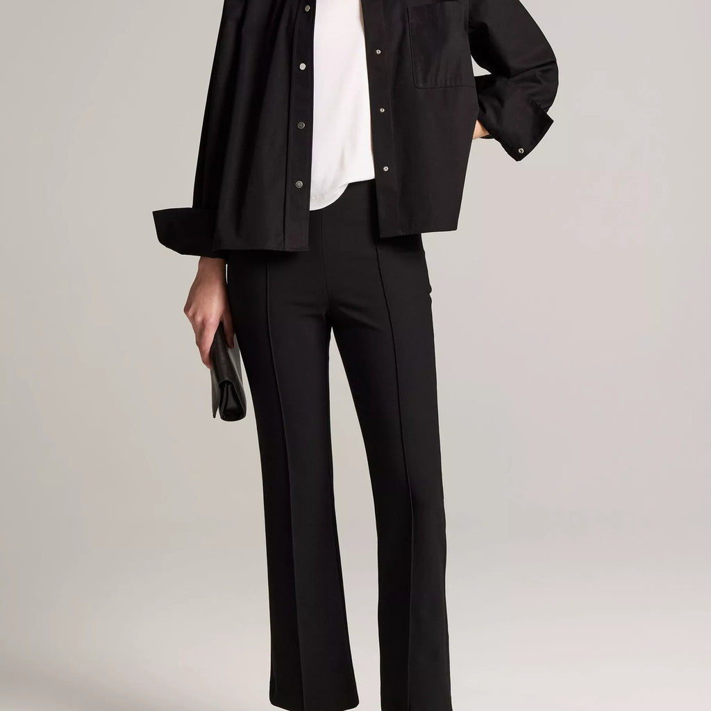 Vince Cotton Metal-Snap Long-Sleeve Shirt