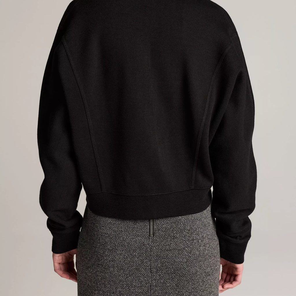 Vince Ponte Knit Bomber Jacket