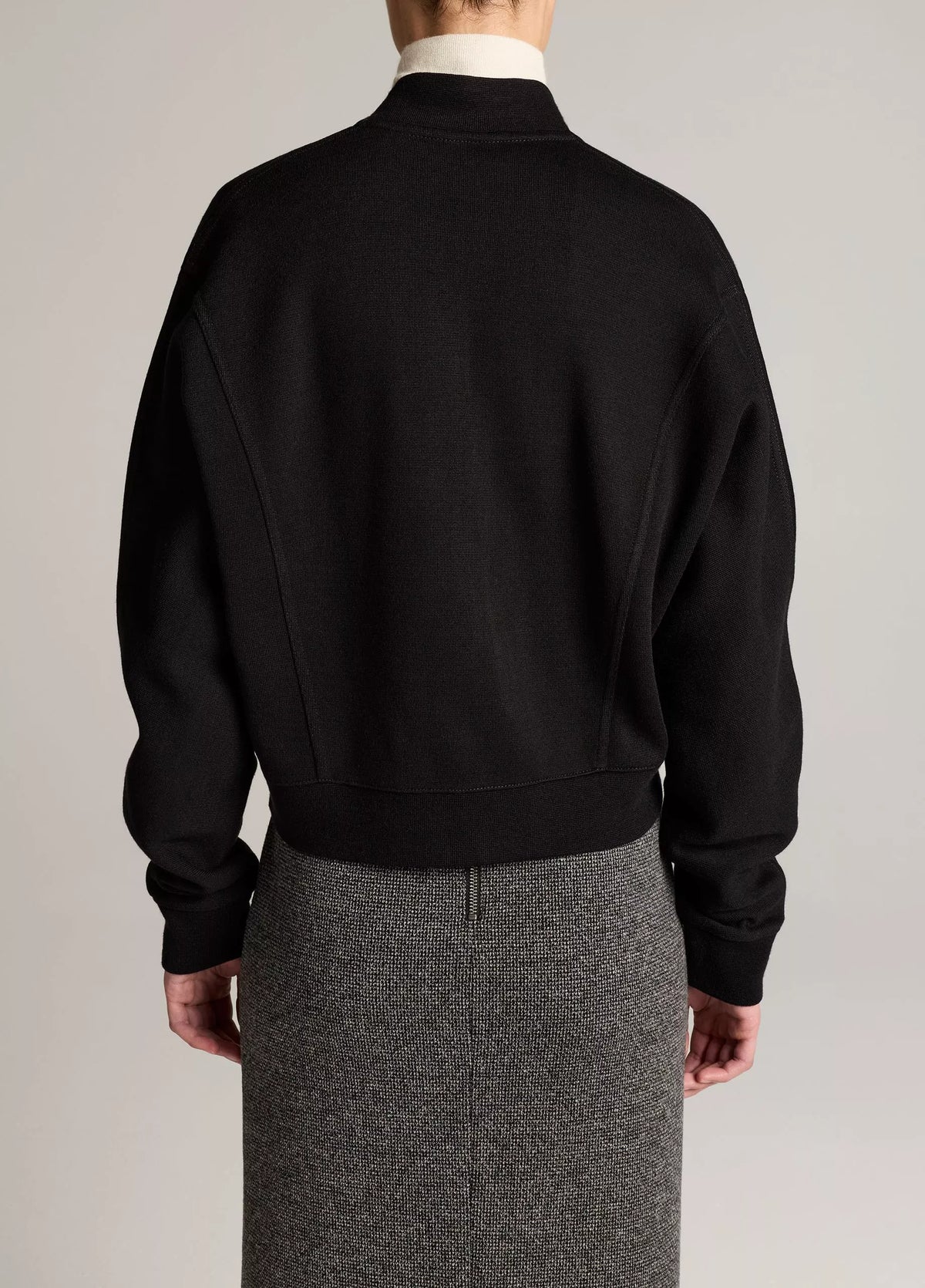 Vince Ponte Knit Bomber Jacket