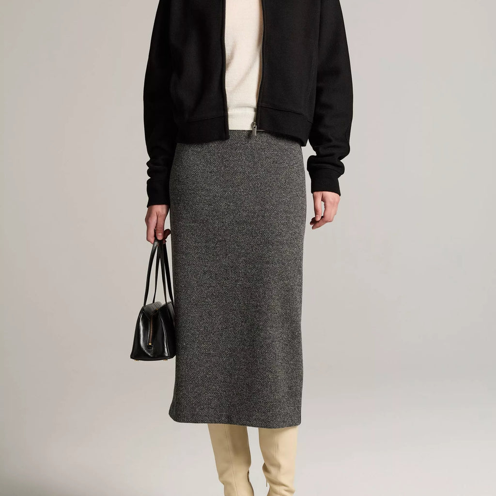Vince Ponte Knit Bomber Jacket