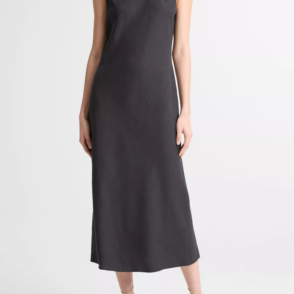 Vince Linen-Blend Bias-Cut Dress – Puritan Cape Cod