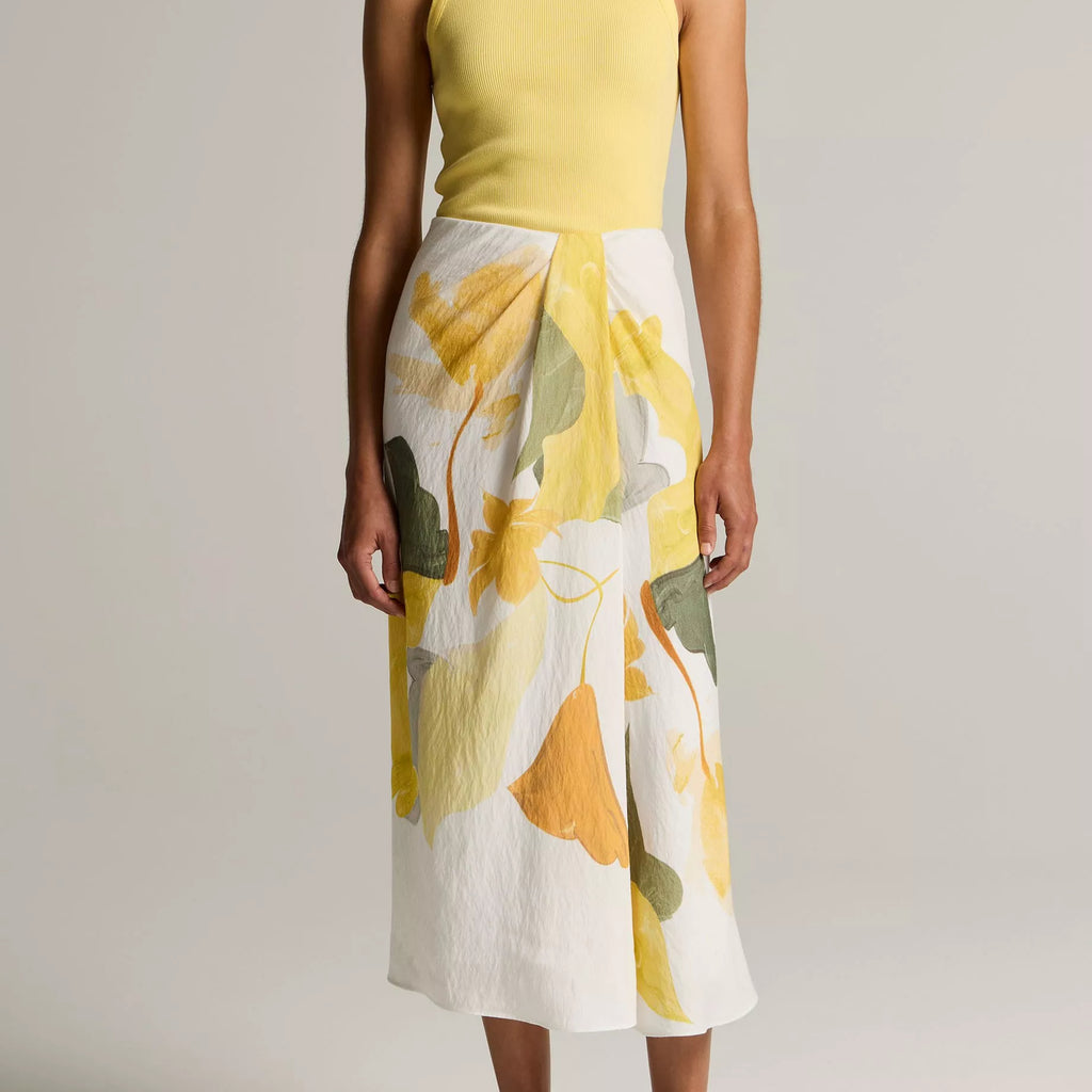 Vince Ribbed Scoop-Neck Tank