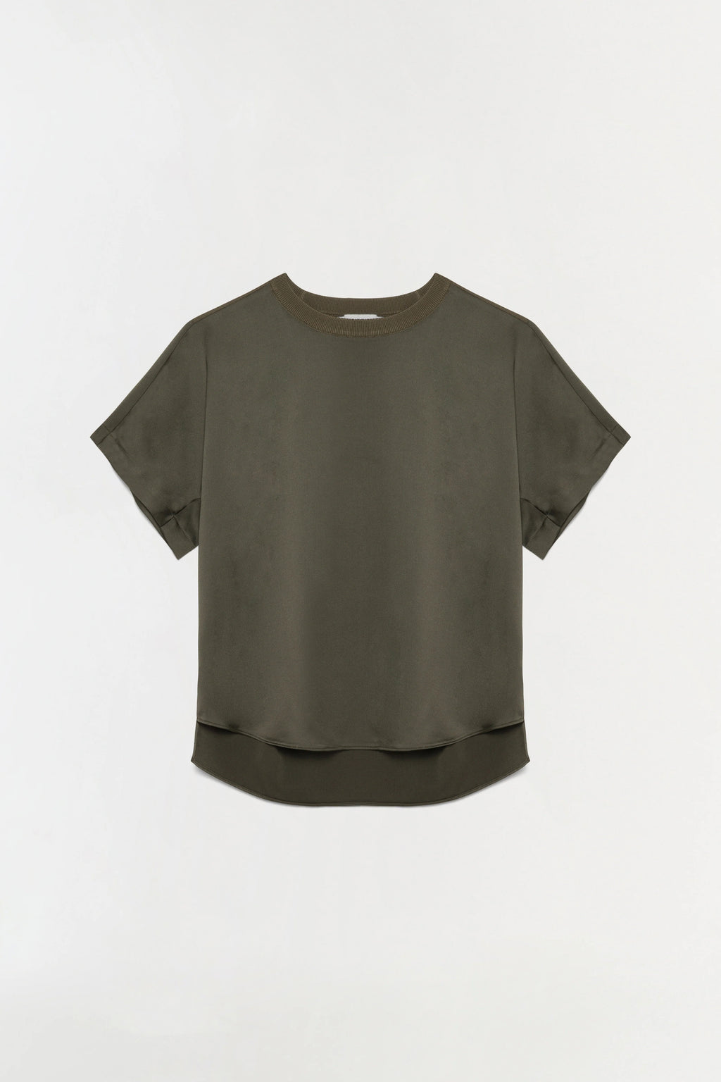 Simkhai Addy Satin Combo Tee