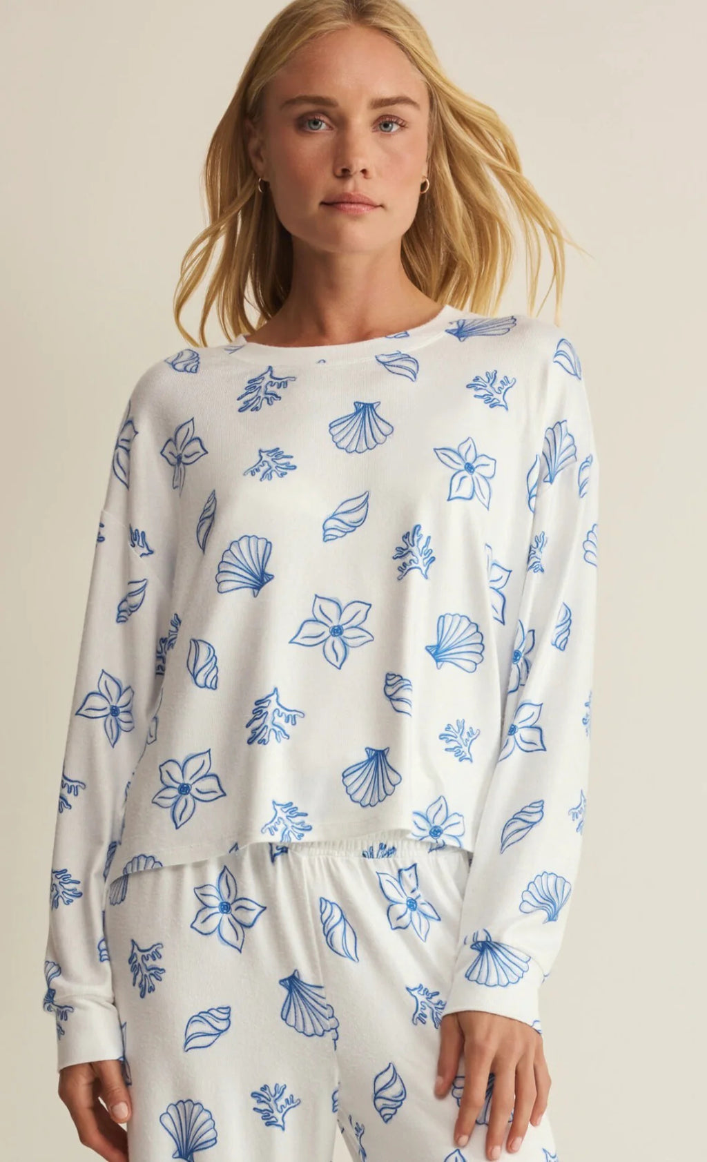 Z Supply Seashore Pajama Top