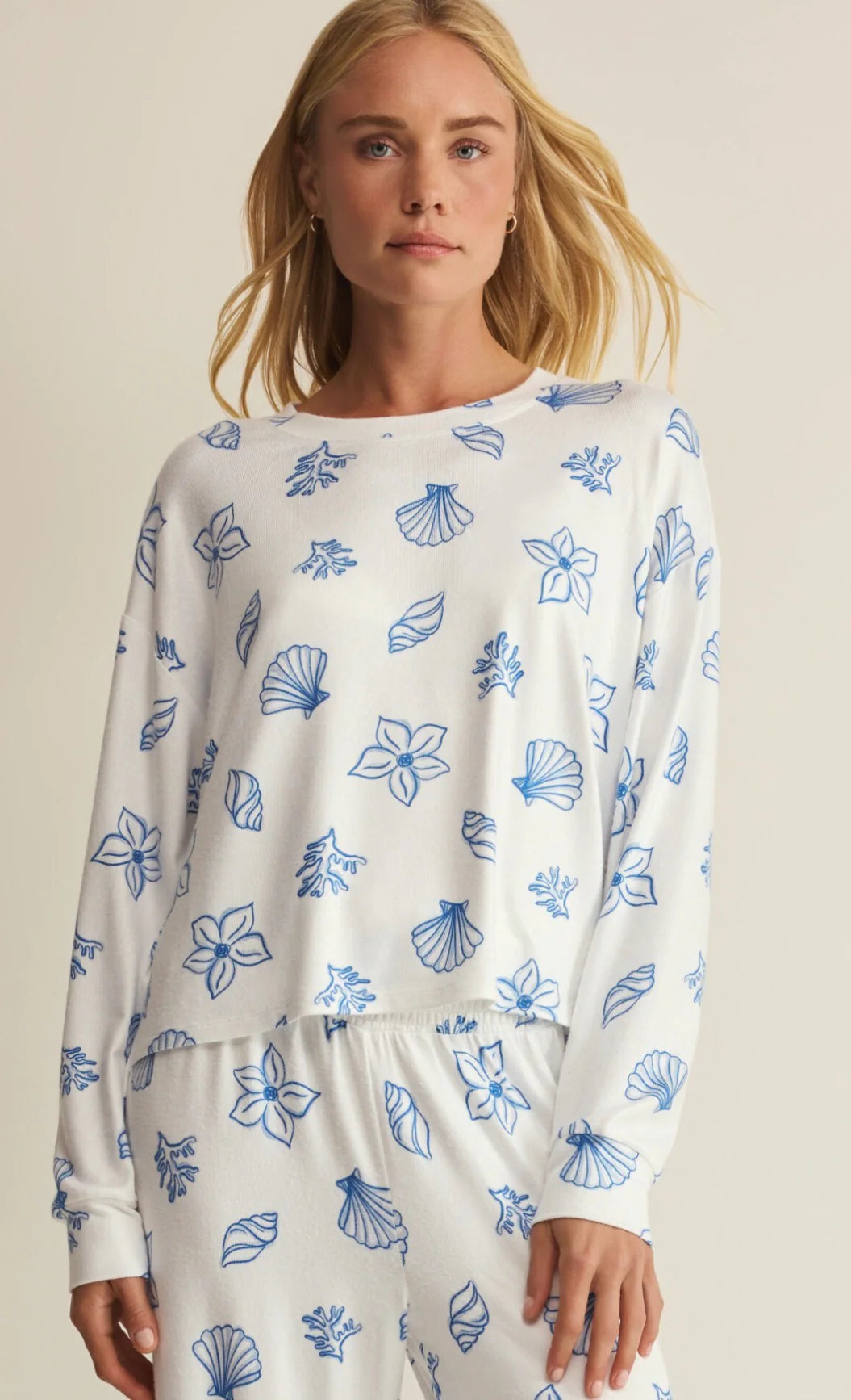 Z Supply Seashore Pajama Top